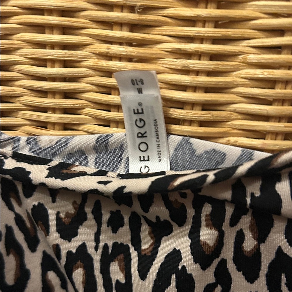 Chic Leopard Print Mini Night Lingerie Pajama Dress - Picture 2 of 8